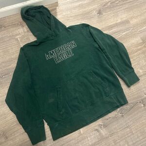 American Eagle Outfitters Forest Green Hoodie